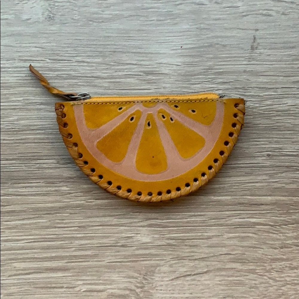 Small lemon coin bag